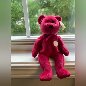 Wholesale Price!!! RARE retired Valentina beanie babies with tag errors. Red.